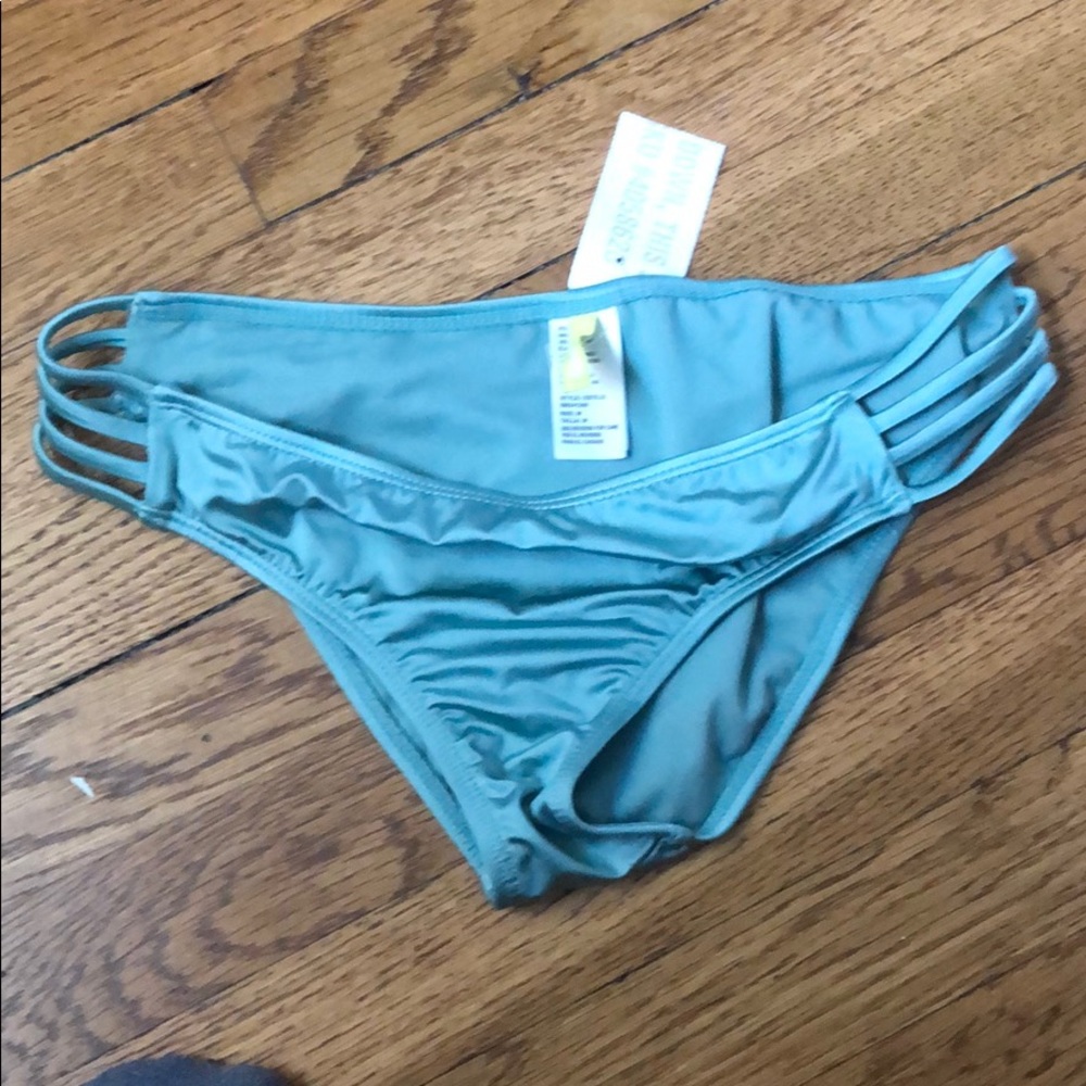 Sage green bikini bottom swim suit